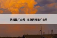 网络推广公司  北京网络推广公司