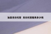 加盟竞价托管  竞价托管服务多少钱