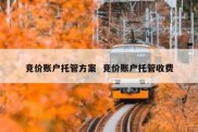 竞价账户托管方案  竞价账户托管收费
