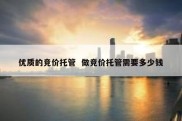 优质的竞价托管  做竞价托管需要多少钱