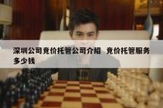 深圳公司竞价托管公司介绍  竞价托管服务多少钱