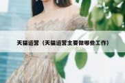 天猫运营（天猫运营主要做哪些工作）