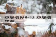 武汉竞价托管多少钱一个月  武汉竞价托管外包公司