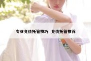 专业竞价托管技巧  竞价托管推荐