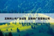 互联网公司广告运营  互联网广告营销公司
