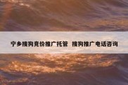 宁乡搜狗竞价推广托管  搜狗推广电话咨询