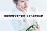 深圳竞价托管推广案例  竞价托管专业团队