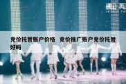 竞价托管账户价格  竞价推广账户竞价托管好吗