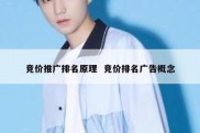 竞价推广排名原理  竞价排名广告概念