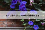 小区店怎么引流  小区引流是什么意思