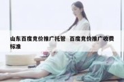 山东百度竞价推广托管  百度竞价推广收费标准