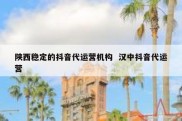 陕西稳定的抖音代运营机构  汉中抖音代运营