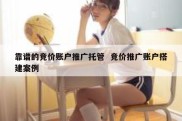 靠谱的竞价账户推广托管  竞价推广账户搭建案例