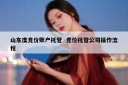 山东度竞价账户托管  竞价托管公司操作流程
