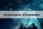 昌平区竞价托管公司  昌平托管班都有哪家