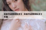 抖音代运营团队分工  抖音代运营团队分工方案