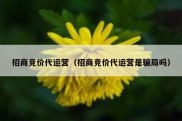 招商竞价代运营（招商竞价代运营是骗局吗）