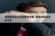 淘宝新店怎么引流量和访客  淘宝店新店怎么引流