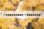 广东百度竞价托管软件  广州百度竞价托管