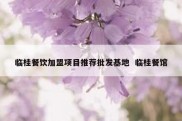 临桂餐饮加盟项目推荐批发基地  临桂餐馆