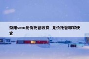 益阳sem竞价托管收费  竞价托管哪家便宜