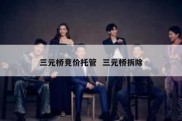 三元桥竞价托管  三元桥拆除
