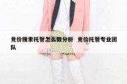 竞价搜索托管怎么做分析  竞价托管专业团队