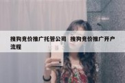 搜狗竞价推广托管公司  搜狗竞价推广开户流程
