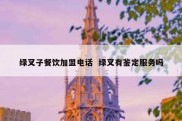 绿叉子餐饮加盟电话  绿叉有鉴定服务吗