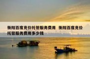 衡阳百度竞价托管服务费用  衡阳百度竞价托管服务费用多少钱