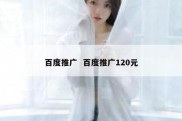 百度推广  百度推广120元