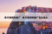 支付宝团购推广  支付宝团购推广怎么加入