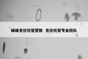 破峰竞价托管营销  竞价托管专业团队