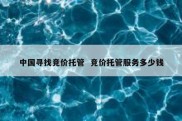 中国寻找竞价托管  竞价托管服务多少钱