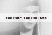 爱采购竞价推广  爱采购竞价是什么意思
