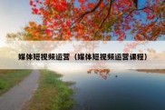 媒体短视频运营（媒体短视频运营课程）