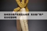 徐州竞价账户托管怎么收费  竞价推广账户竞价托管好吗
