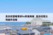 竞价托管哪家好to异变网络  竞价托管公司操作流程