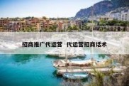 招商推广代运营  代运营招商话术