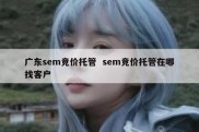 广东sem竞价托管  sem竞价托管在哪找客户