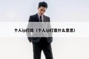 个人ip打造（个人ip打造什么意思）