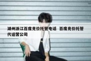 湖州浙江百度竞价托管电话  百度竞价托管代运营公司