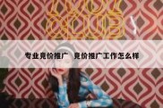 专业竞价推广  竞价推广工作怎么样