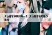 竞价托管哪里好做一点  竞价托管公司操作流程