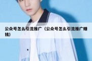 公众号怎么引流推广（公众号怎么引流推广赚钱）