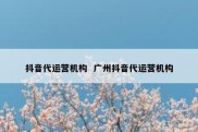 抖音代运营机构  广州抖音代运营机构