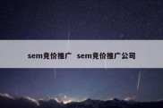 sem竞价推广  sem竞价推广公司