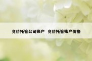 竞价托管公司账户  竞价托管账户价格
