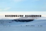 竞价托管哪家公司好  竞价托管如何托管