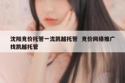 沈阳竞价托管一流凯越托管  竞价网络推广找凯越托管